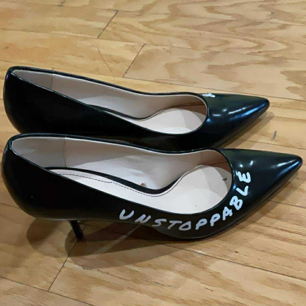 Zara Black Women's Closed Toe Pumps Ambitious Unstoppable Size 39
